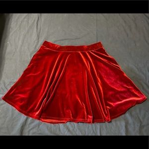 Velvet Skater Skirt